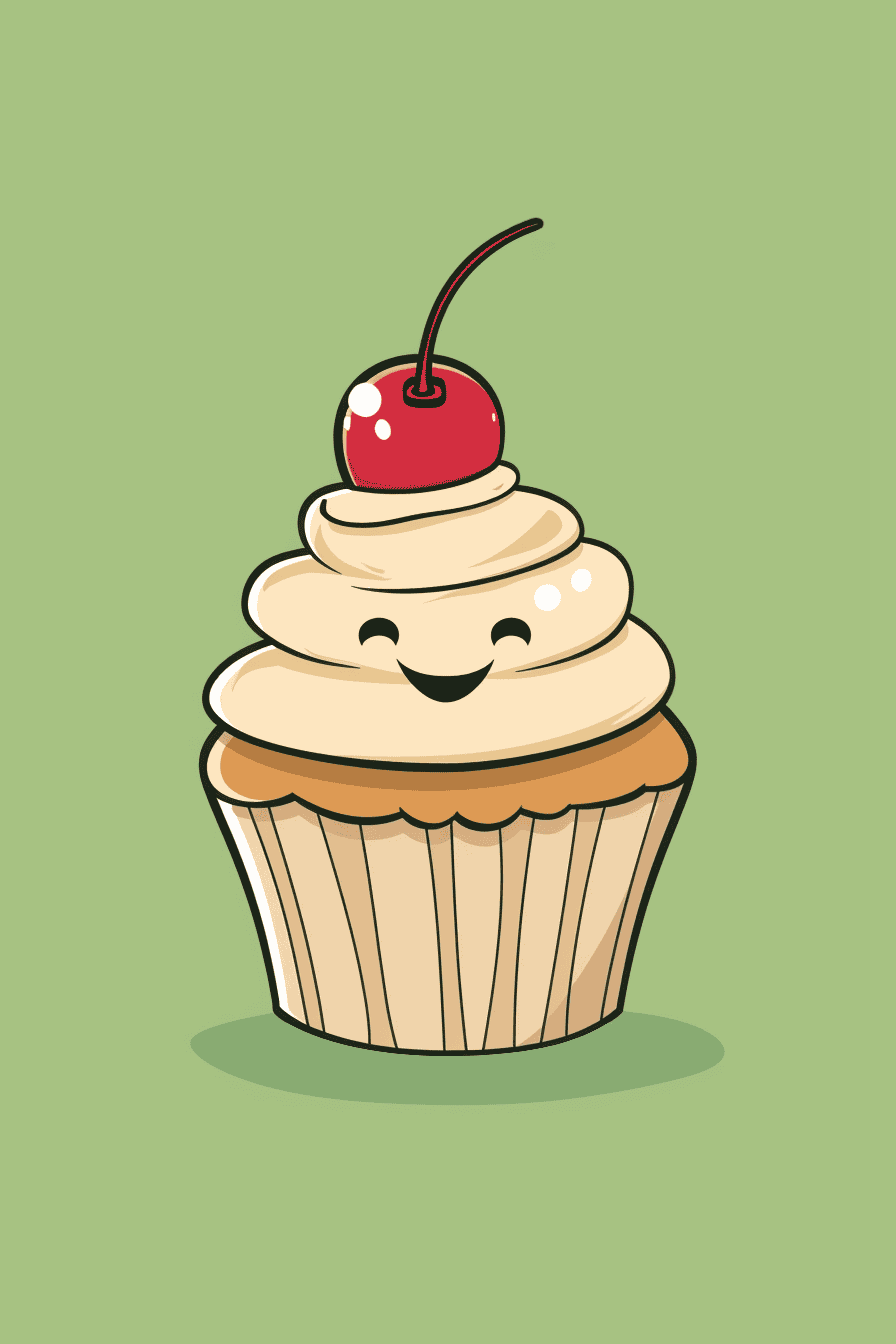 Cheerful Cherry Cupcake